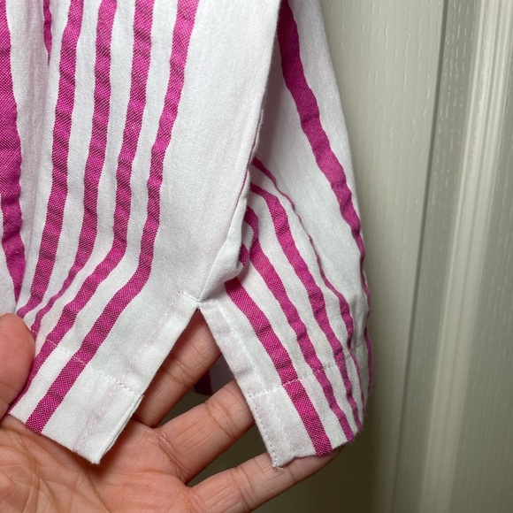 Ann Taylor LOFT Striped Square Neck Top sz XXS Pet - Picture 4 of 8
